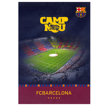 Тетрадка FCB Barcelona, голям формат, малки квадратчета