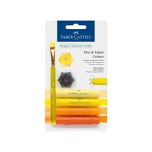 Акварелни пастели Faber - Castell Gelatos mix and match, 4 цвята