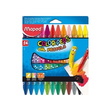 Маслени пастели MAPED ColorPeps, 24 цвята