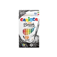 Флумастери CARIOCA Super Brush, 10 цвята