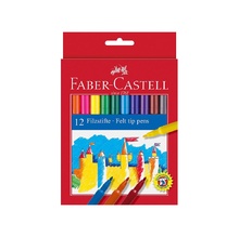 Флумастери Faber - Castell, 12 цвята