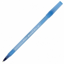 Химикалка BIC Round Stic еднократна, синя, връх 1.0 мм