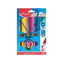 Цветни моливи MAPED Strong, 18 цвята