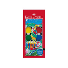 Акварелни бои Faber Castell, 12 цвята малка кутия