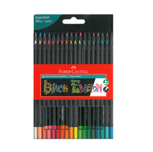 Цветни моливи Faber-Castell Black Edition, 36 цвята