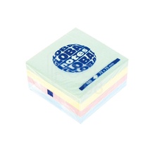 Самозалепващо кубче Global notes, 75 х 75 мм, 400 листа, пастел