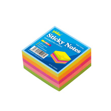 Самозалепващо кубче Sticky Notes, 50 х 50 мм, 250 листа, неон, 5 цвята