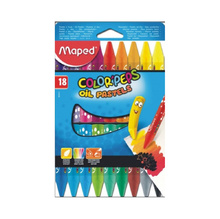 Комплект пастели Maped Color Peps, 18 цвята
