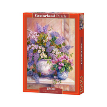 Пъзел Castorland / 1500 части, Люлякови цветове