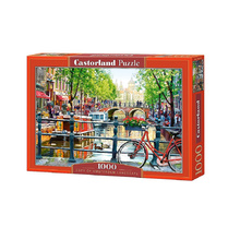 Пъзел Castorland, 1000 части , Пейзаж в Амстердам