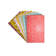 Комплект картон брокатен с фигури, Maxima 10л., формат А4, 250 г, видове