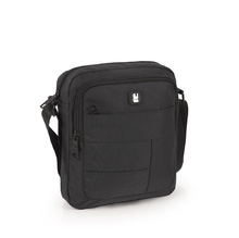 Мъжка чанта GABOL Kendo Eco черна - 21 см.