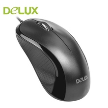 Мишка Delux USB Wired  M391 Quick Click Optical Mouse Universal