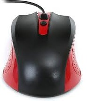 USB оптична мишка Omega - червена