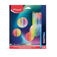 Цветни моливи Maped - Nightfall 24бр.