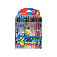 Комплект Maped Color Peps Monster, 12 флумастера + 15 молива