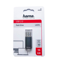 Флаш памет HAMA Laeta, 16GB, USB 2.0, 10 MB/s