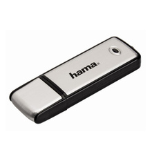 USB Flash памет Hama Fancy, 64GB, USB 2.0, Черен/Сребрист