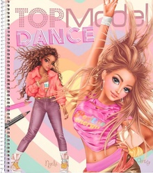 Топ Модел: Dance - книжка за оцветяване + стикери