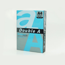 Цветна хартия Double A, A4, 80гр./кв.м., 500 листа,Deep Blue