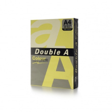 Цветна хартия Double A, A4, 80гр./кв.м., 500 листа, Butter