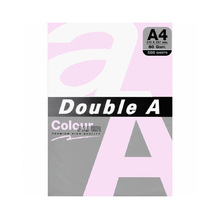 Цветна хартия Double A, A4, 80гр./кв.м., 500 листа, Flamingo
