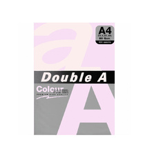Цветна хартия Double A, A4, 75гр./кв.м., 100 листа, Neon Pink