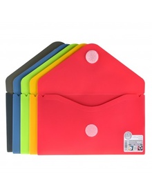 Пластмасова папка плик Vital Colours Card - червена