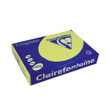 Цветна копирна хартия Clairfontaine, A4, 160гр., 250 листа, Daffodil Trophee