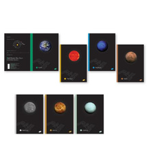 Тетрадка Elisa UV Planets, 60+2 л.ред, 70 г/м2