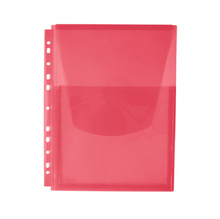 Папка джоб с капак Office box, А4 , червена