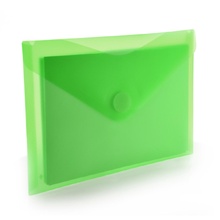 Папка Плик Пластмасова Classic 18 x 25 см. , зелена