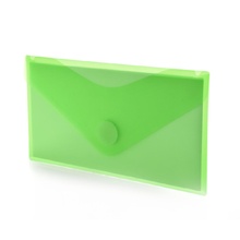 Папка Плик Пластмасова Classic 12,5 х 22,5 см. , зелена
