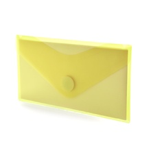 Папка Плик Пластмасова Classic 12,5 х 22,5 см. , жълта