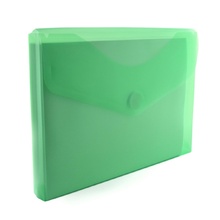 Папка А4 + плътна Office box - зелена прозрачна