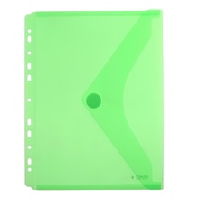 Папка/Джоб с перфорация Officebox - зелена