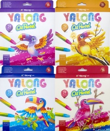 Маслени пастели YALONG, 24 цвята