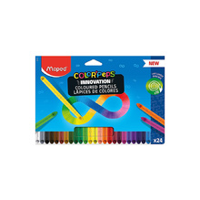 Цветни моливи Maped Infinity, 24 цвята