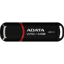 Флаш памет ADATA UV150, 64 GB, Черна