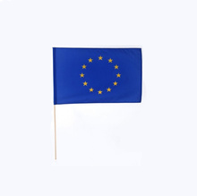 Европейското знаме с дръжка