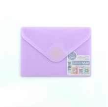 Папка Плик Пластмасова А7 -8.5 x 12 cm. , пастелно лилаво
