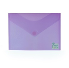 Папка Плик Пластмасова А4+ -24 x 33.5 cm , пастелно лилаво