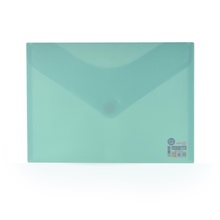 Папка Плик Пластмасова А4+ -24 x 33.5 cm , пастелно синьо