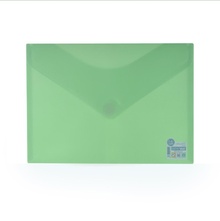 Папка Плик Пластмасова А4+ -24 x 33.5 cm , пастелно зелен