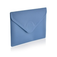 Папка Плик Пластмасова А7 -8.5 x 12 cm. , синя