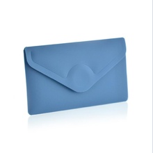 Папка Плик Пластмасова Card Size 6.2 x 10.5 cm. ,синя