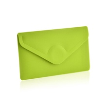 Папка Плик Пластмасова Card Size 6.2 x 10.5 cm., зелена