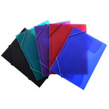 Папка A6  с ластик - различни цветове
