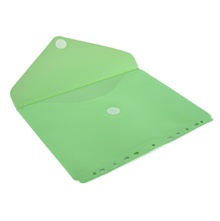 Папка/Джоб с перфорация Officebox - пастелно зелена