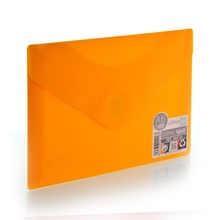 Папка Плик Пластмасова А6 -12 x 16 cm. оранжева